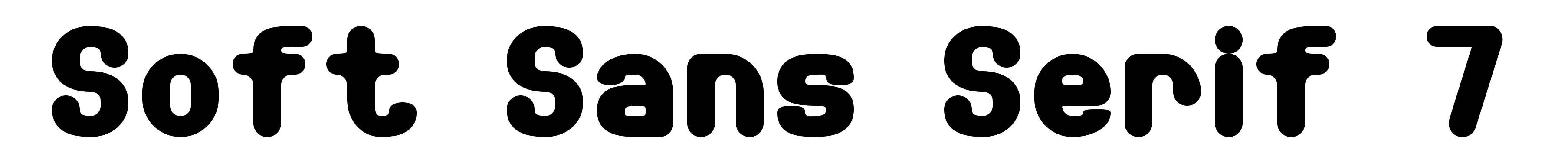Soft Sans Serif 7